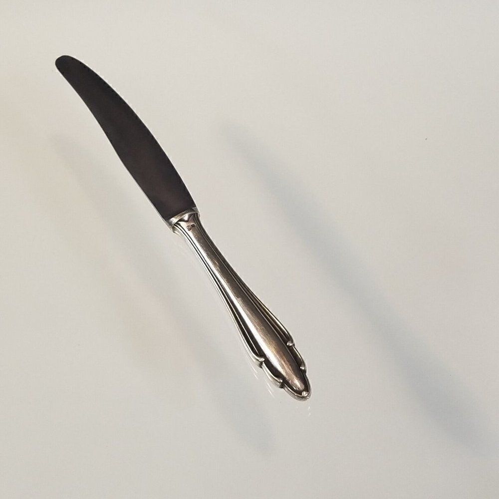 Vintage Gowe Wellner German Sliver Plate Knife Marke GW Gowe 90 18